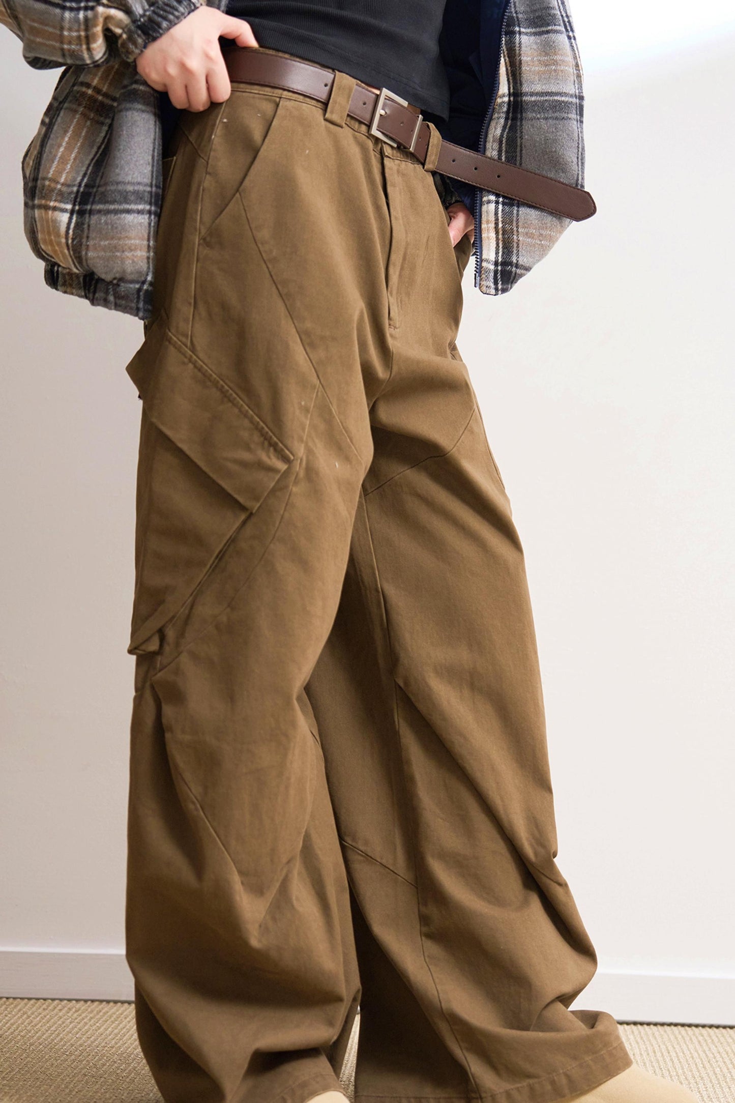 ラージポケットカーゴストレートレッグパンツ