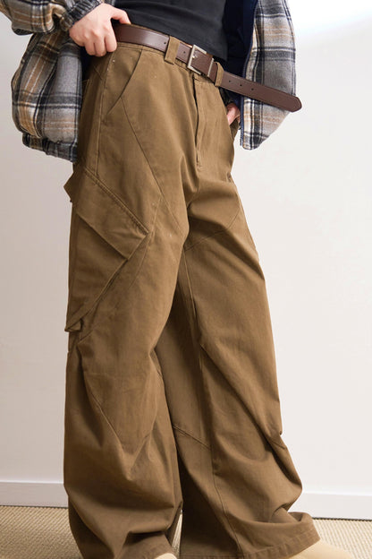 ラージポケットカーゴストレートレッグパンツ