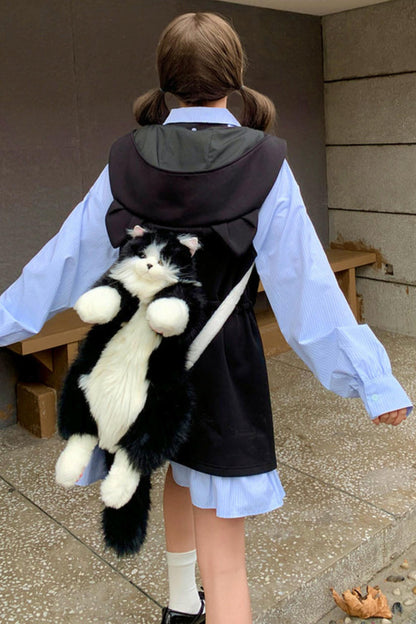 キャットイアーフーデッドドレス