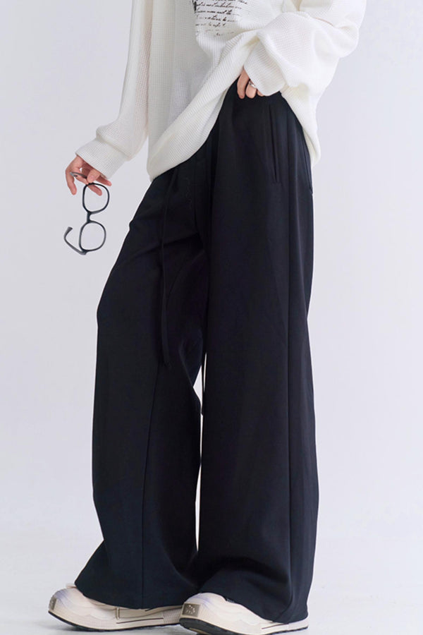 Solid color sweat pants