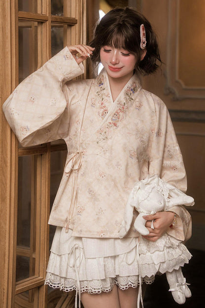 Chemisier avec broderie de conte de fées