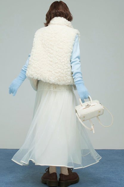 リバーシブルココナッツクリームベスト