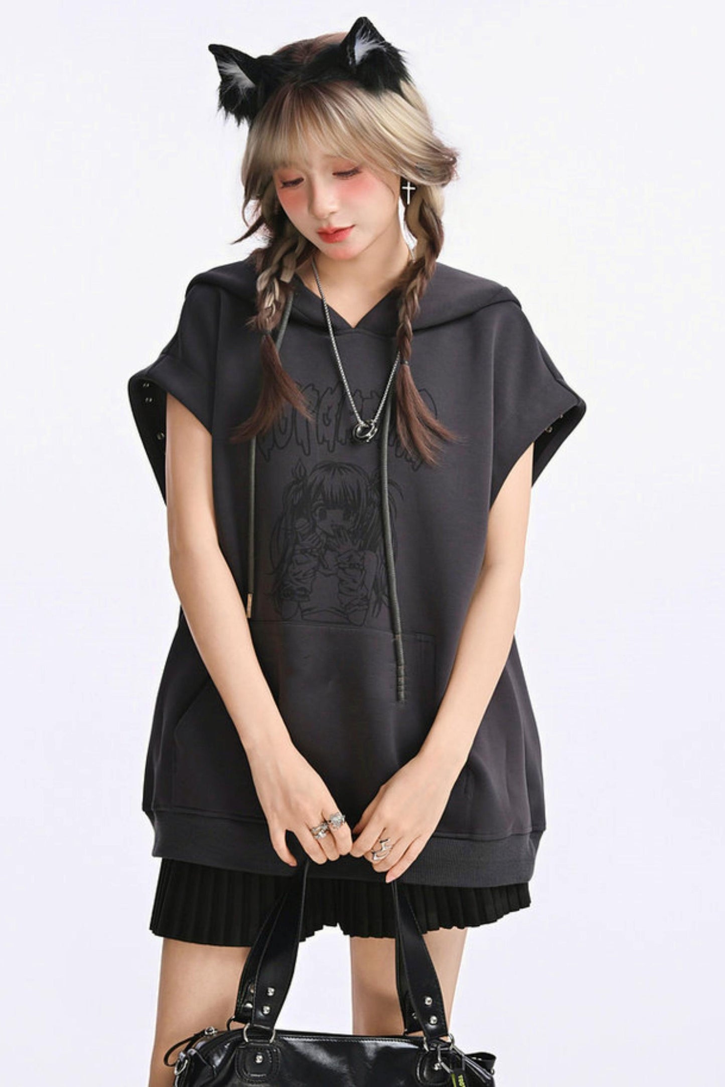 Sweet Cartoon Hooded Tops