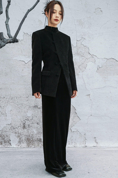 ベルベットフィッシュテイルスカート