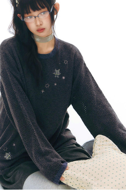 シックスポイントスターニットセーター