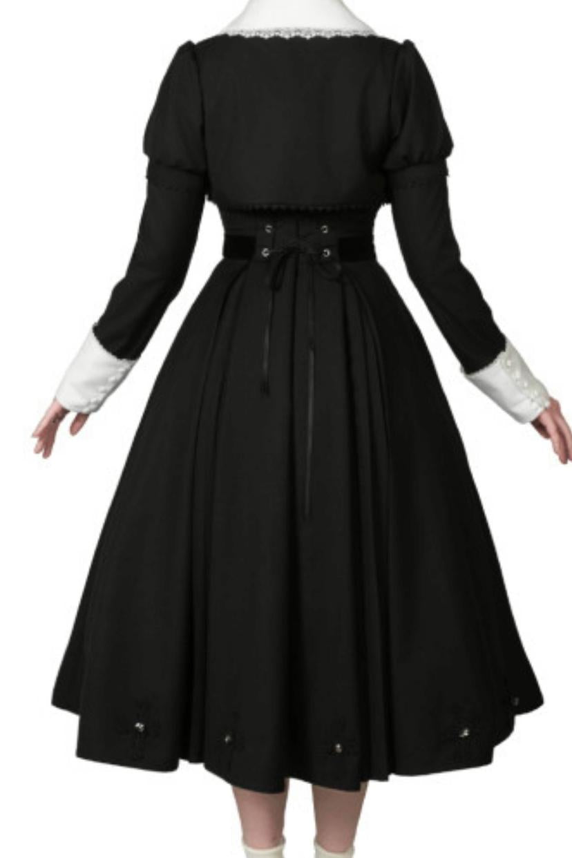 [Vorbestellung] Gothic White Night Kleid + Accessoires