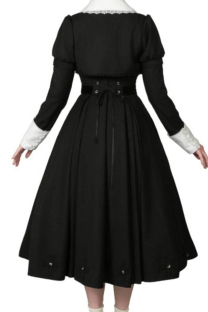 [Vorbestellung] Gothic White Night Kleid + Accessoires