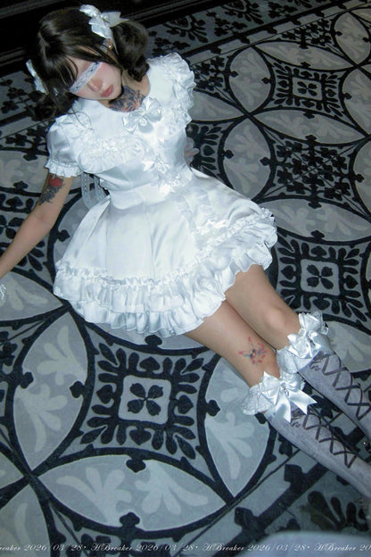 Satin Gothic Witch Dress