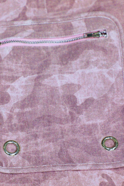 Pantalon large camouflage ange