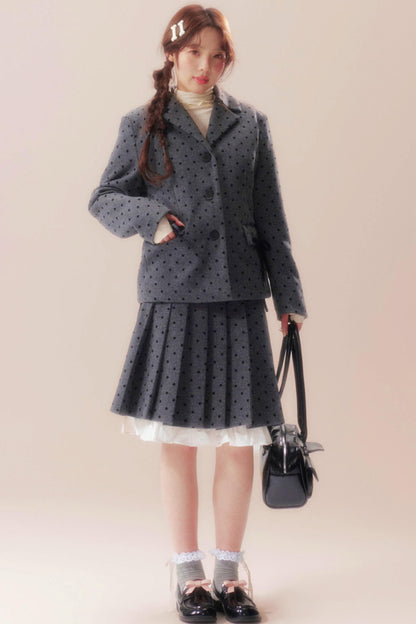 Soft A-line Riverside Pleated Skirt