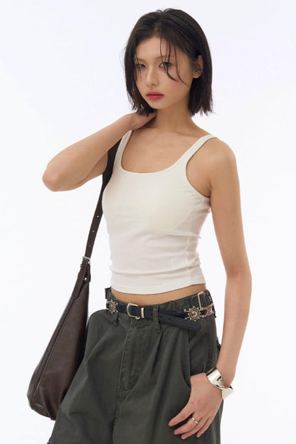 Slim-cut Stretch Tank Top