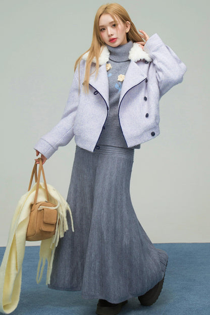 クラウドブルーファーリージャケット