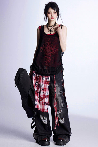 ダークガールシアータンクトップセット