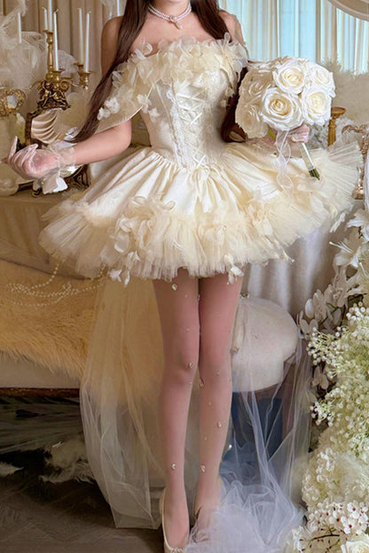 Flower Tulle Princess Dress + Accessories