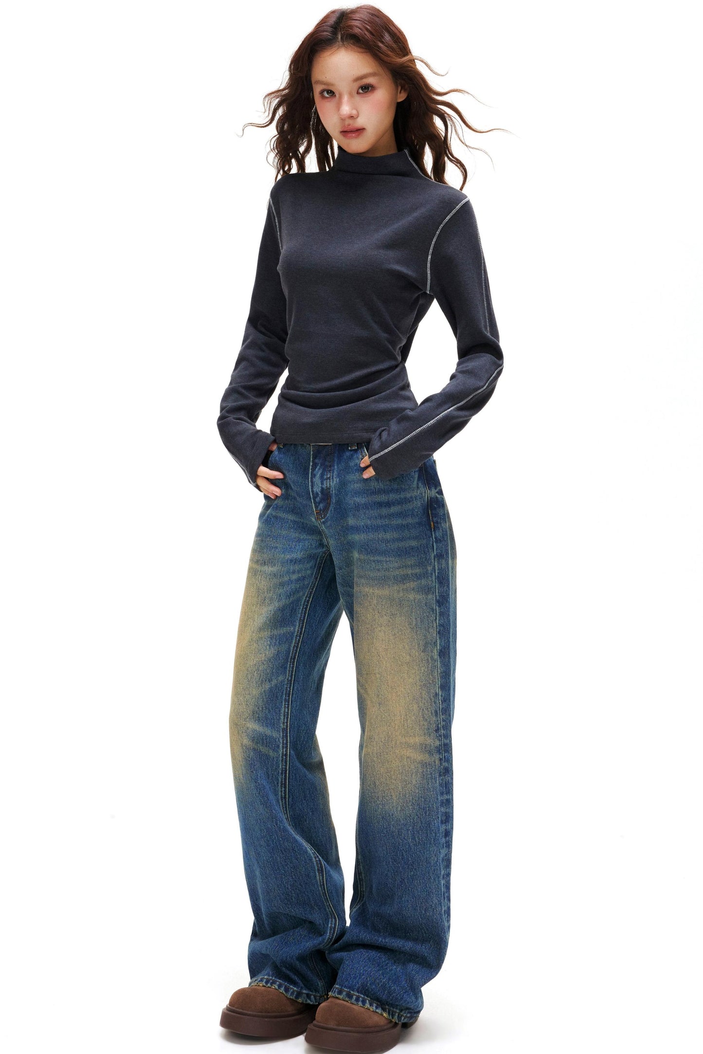 Moose cashmere slim sweater