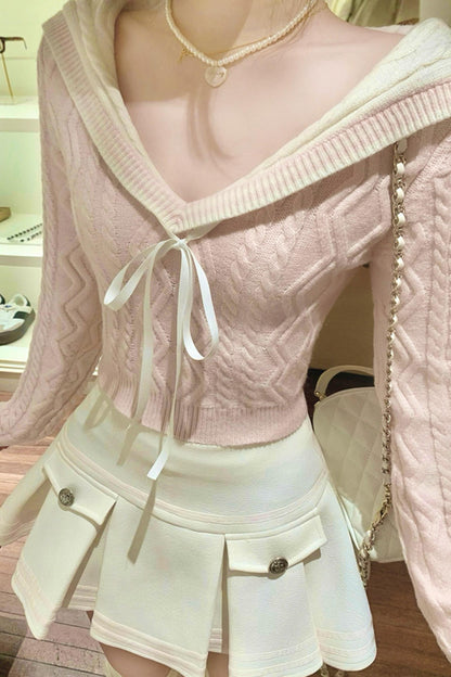 Sweet Sailor Knit + Skirt