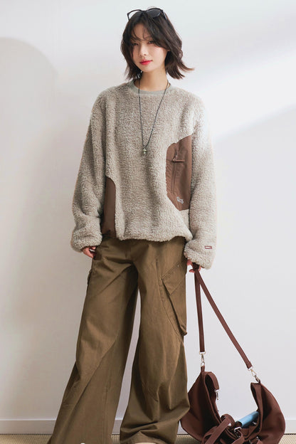 ルーズポーラーフリーススウェット