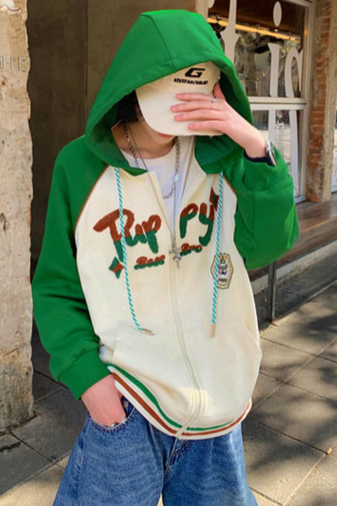 Mori Embroidered Hooded Jacket