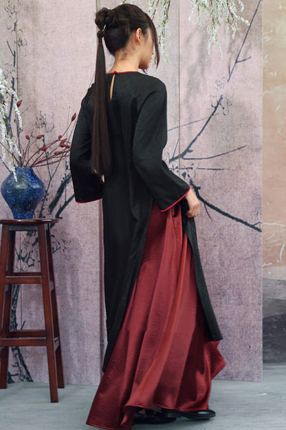 Elegant Satin Skirt