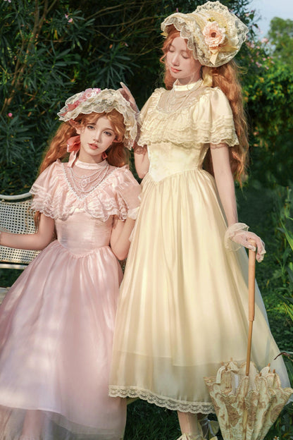 ツインエドワードカラーロリータドレス