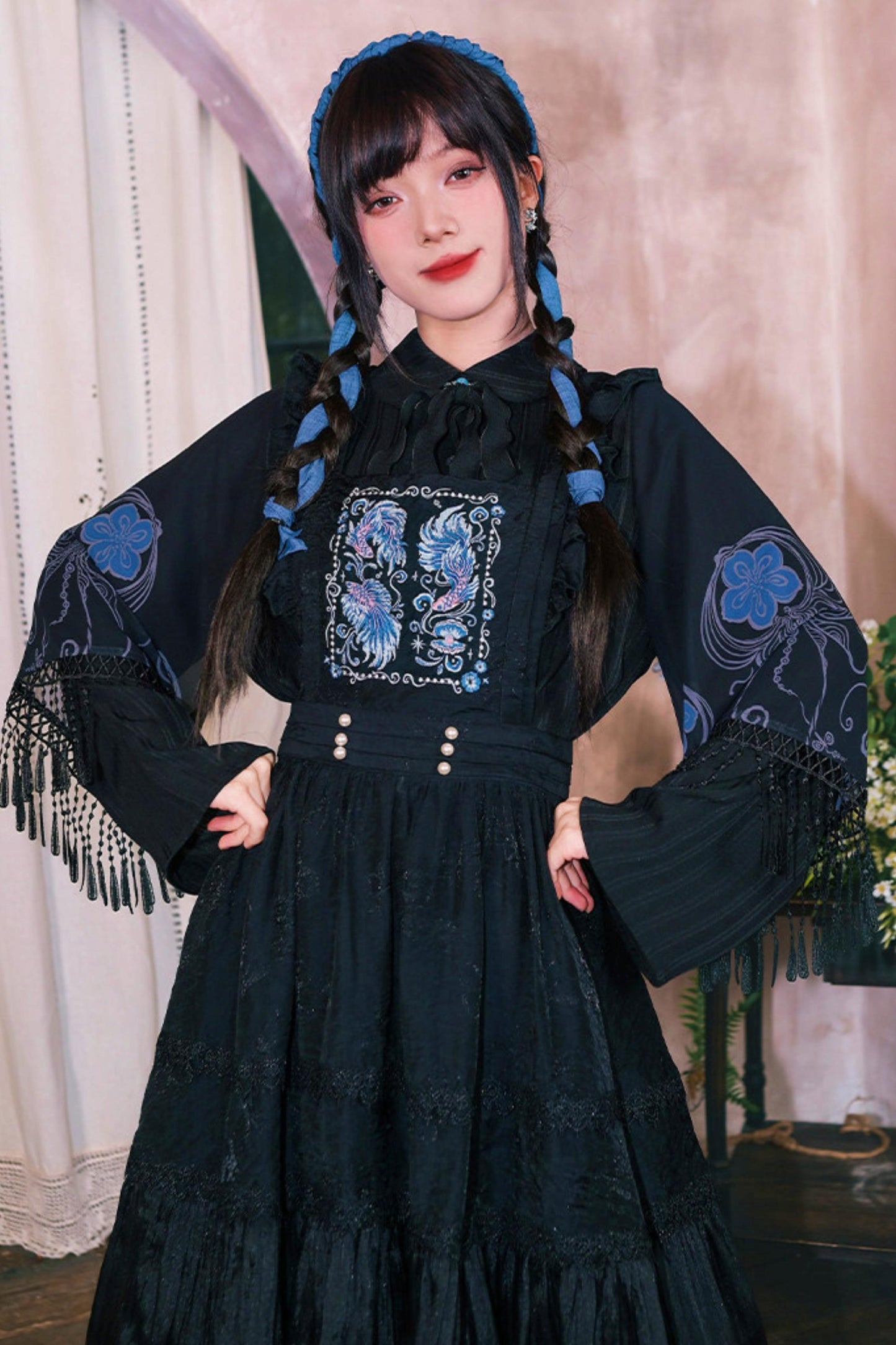 Embroidered Lace Overskirt