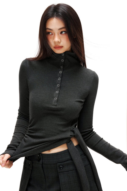 タートルネックヒーティングトップス
