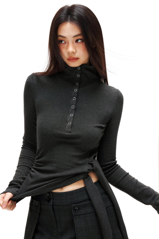 タートルネックヒーティングトップス