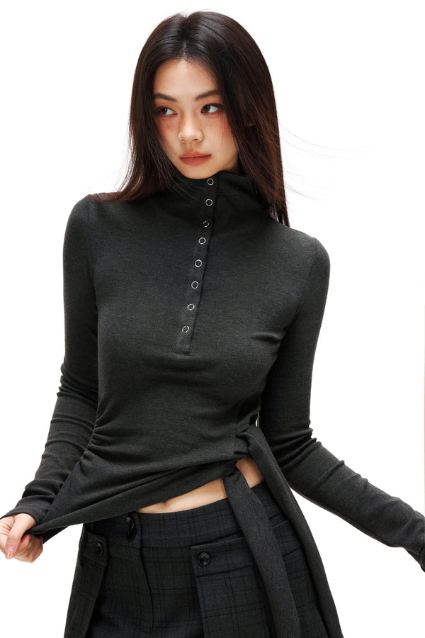 タートルネックヒーティングトップス