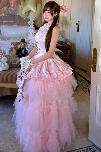 Romantic Pink Princess Dress (Pre-order)