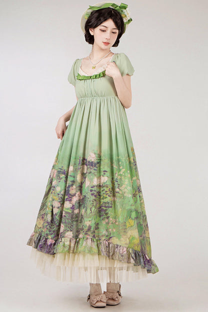 クラシックシフォンローズドレスセットアップ