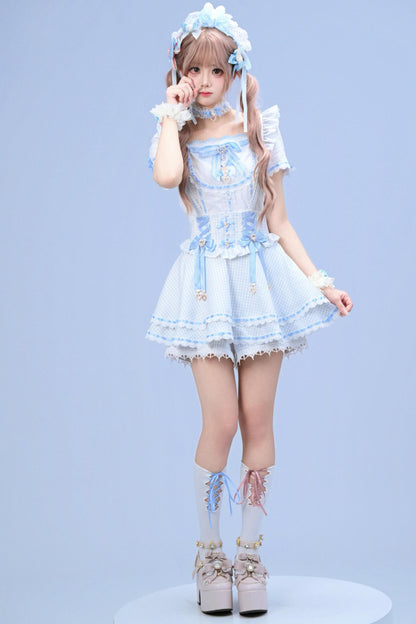 [Pre-order Item] Doll Girly Ryousangata Top + Skirt