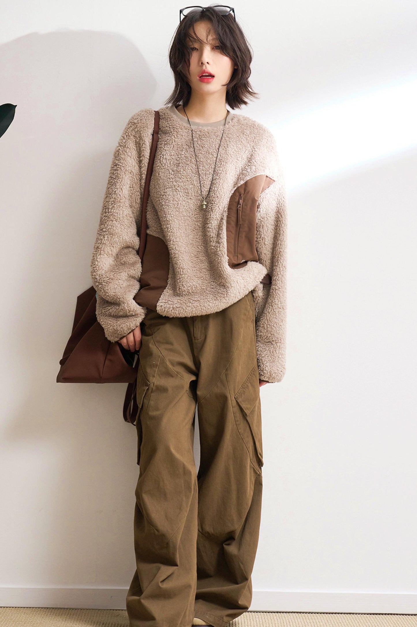 ラージポケットカーゴストレートレッグパンツ