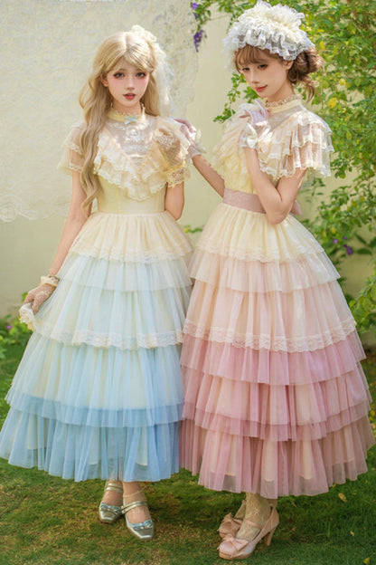Sweet Gradient Princess Dress + Accessories