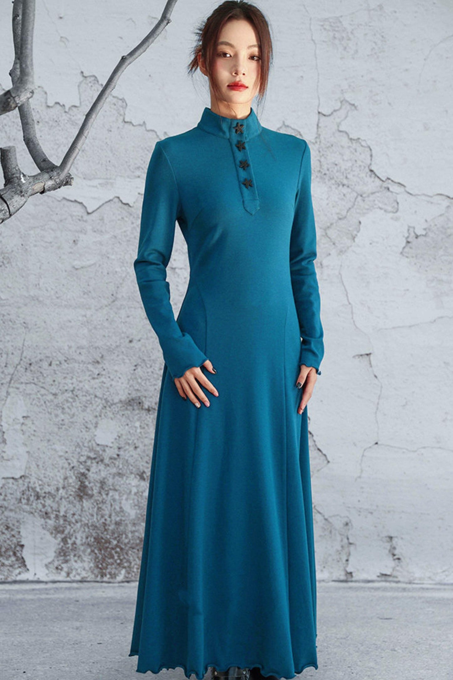 Blue Vintage Knit Dress