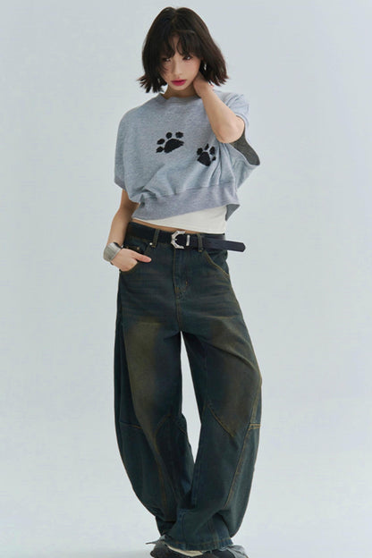 Gravity Mark Crop Top + Shorts