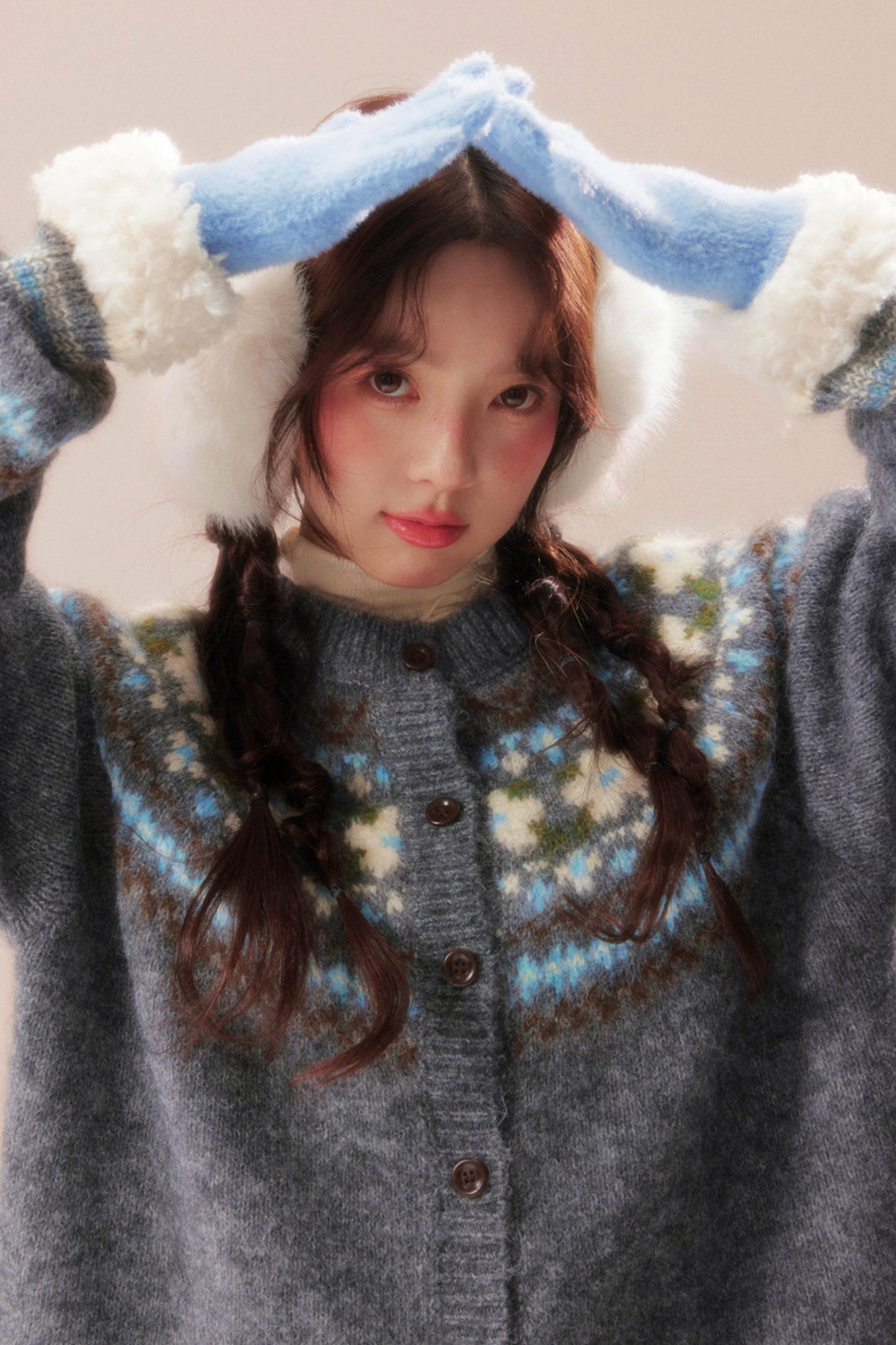 Island Bubble Fair Isle Cardigan