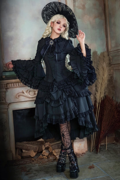 【予約商品】フェニックスゴシック姫袖ロリータセット