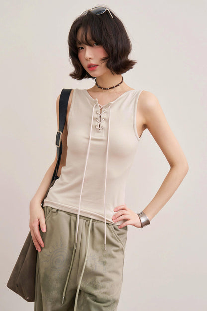 Reverse Slim Fit Tank Top