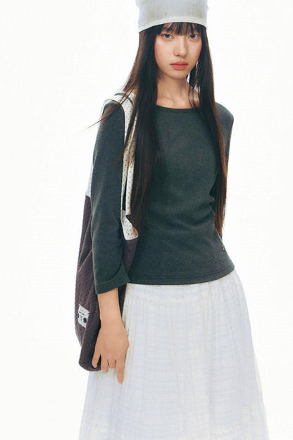 Cut-Out Design Slim Top