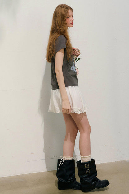 スイートフレンチレーススカート