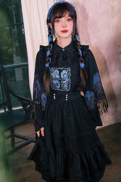 Embroidered Lace Overskirt