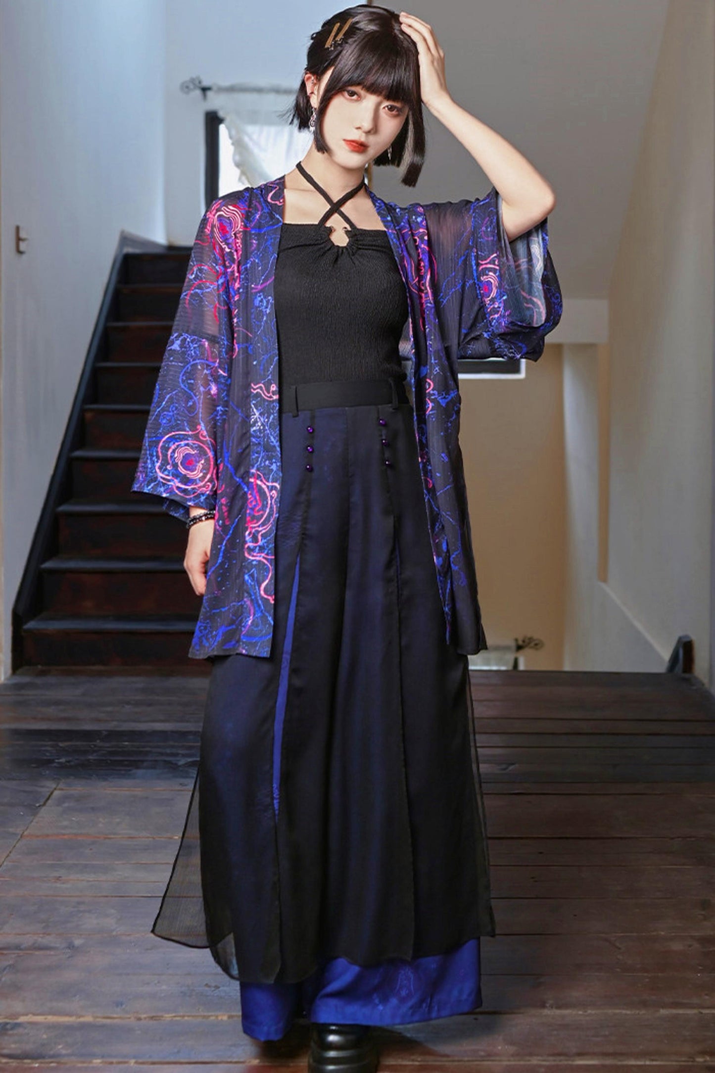 Weaving Life Chiffon Cardigan