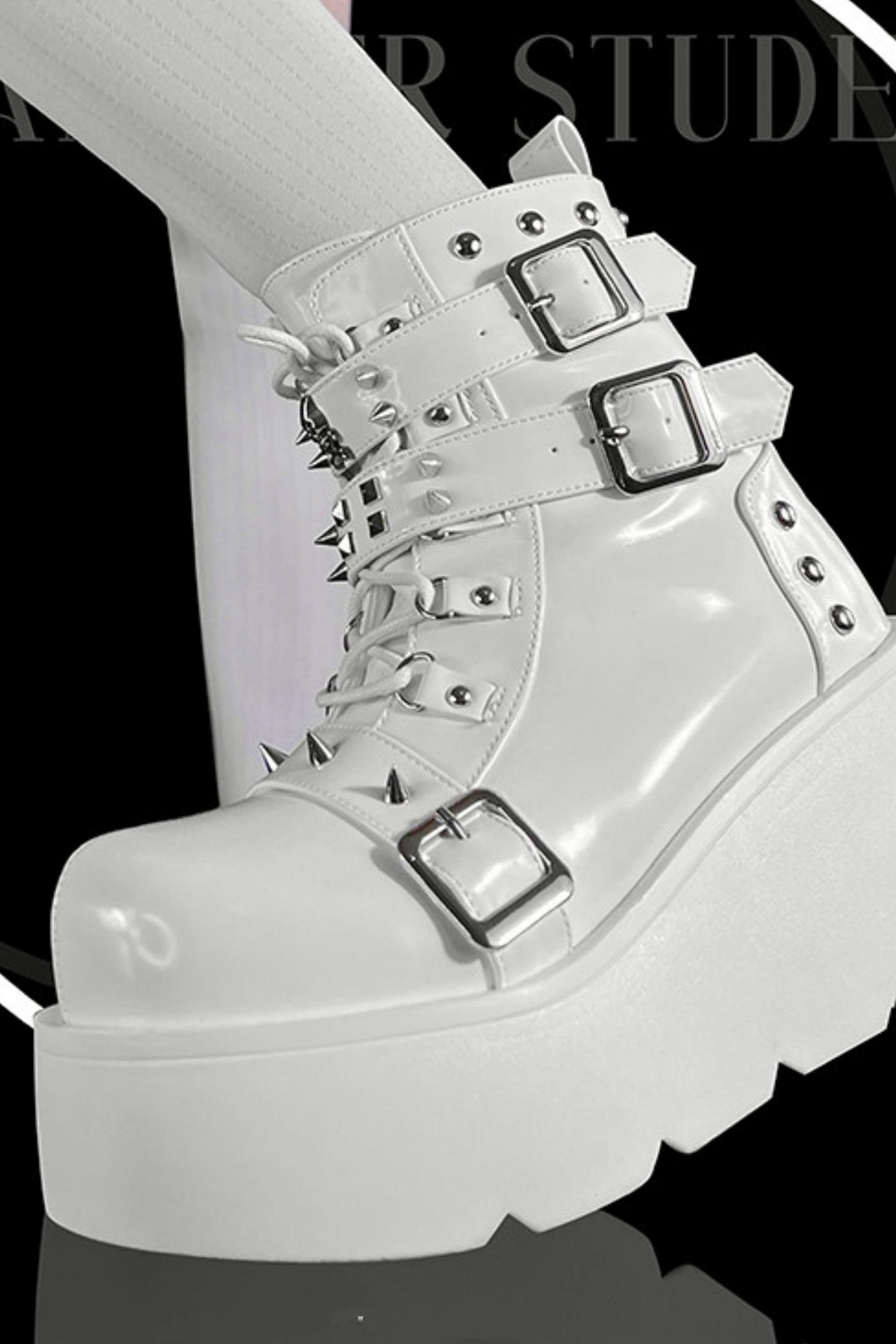 Punk Platform Biker Boots