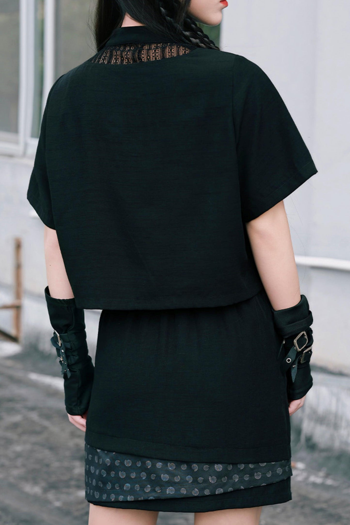深海刺繍ダークドールセットアップ