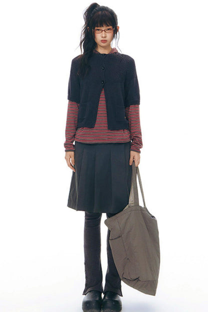 Y2Kニットカーディガン