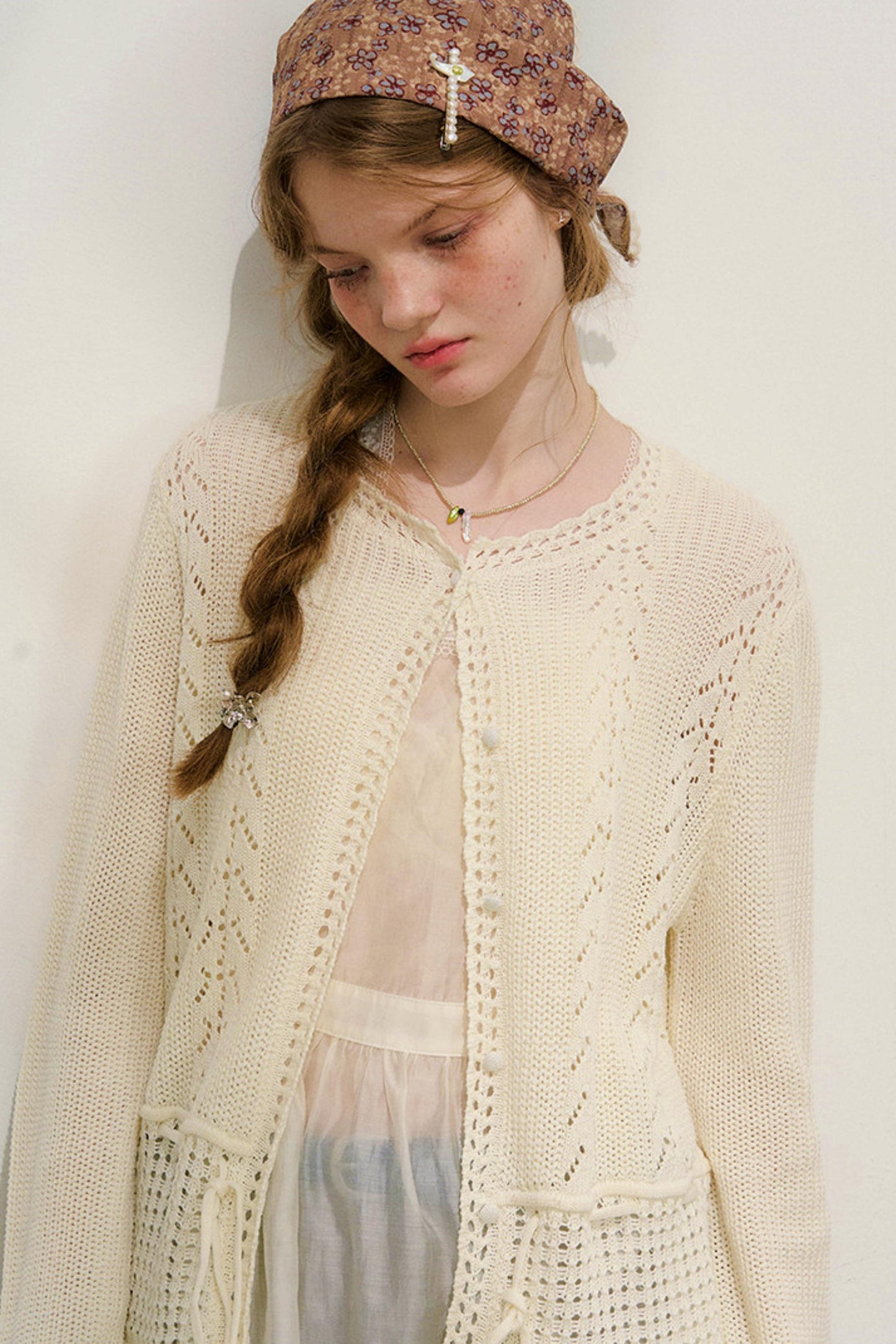 ストリートニットカーディガン