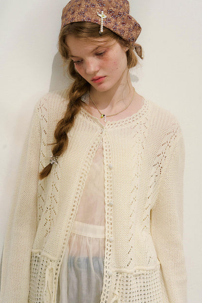 ストリートニットカーディガン