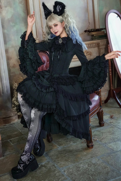 【予約商品】フェニックスゴシック姫袖ロリータセット