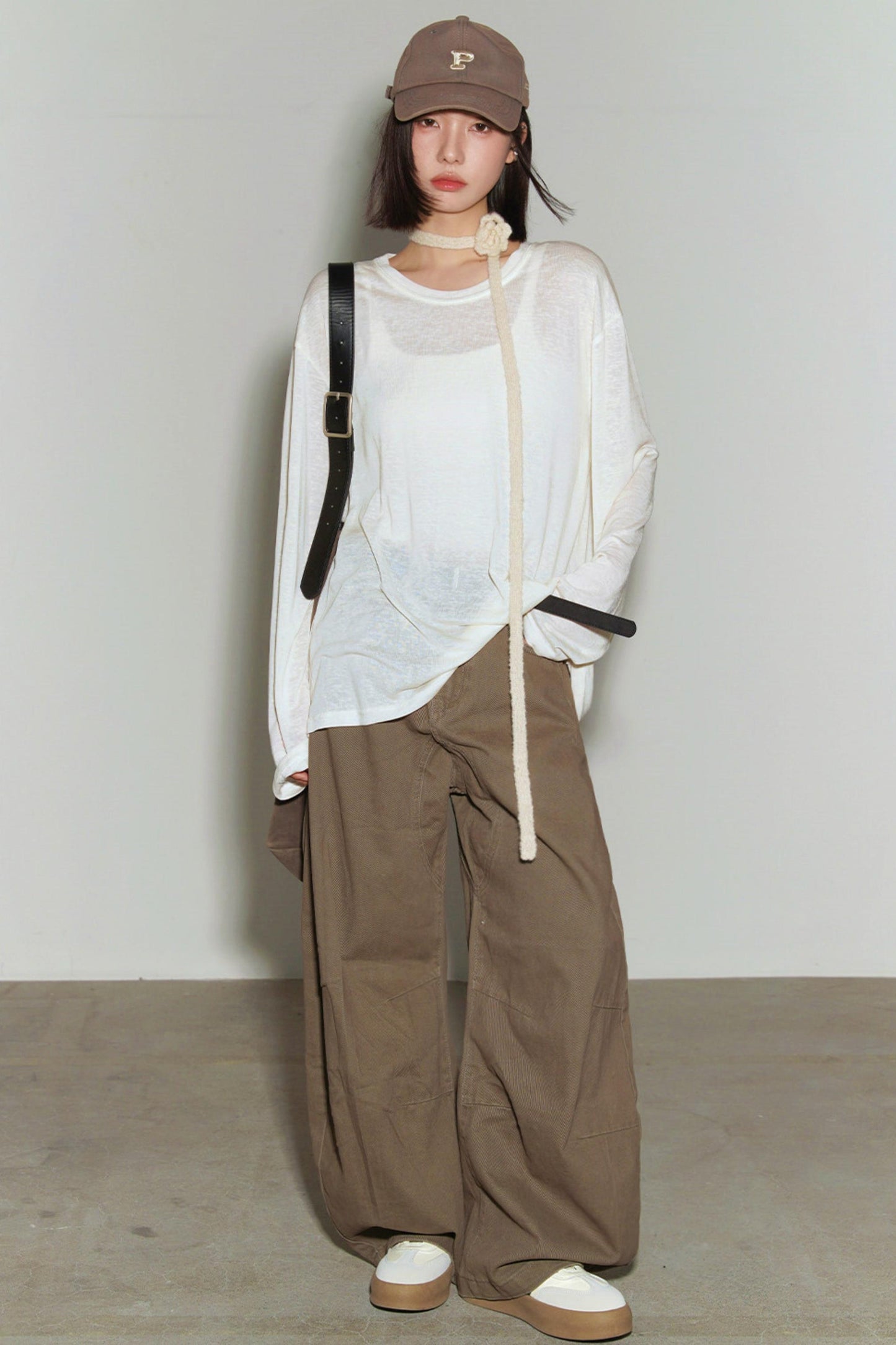 Cover-up Transparentes, lockeres Oberteil