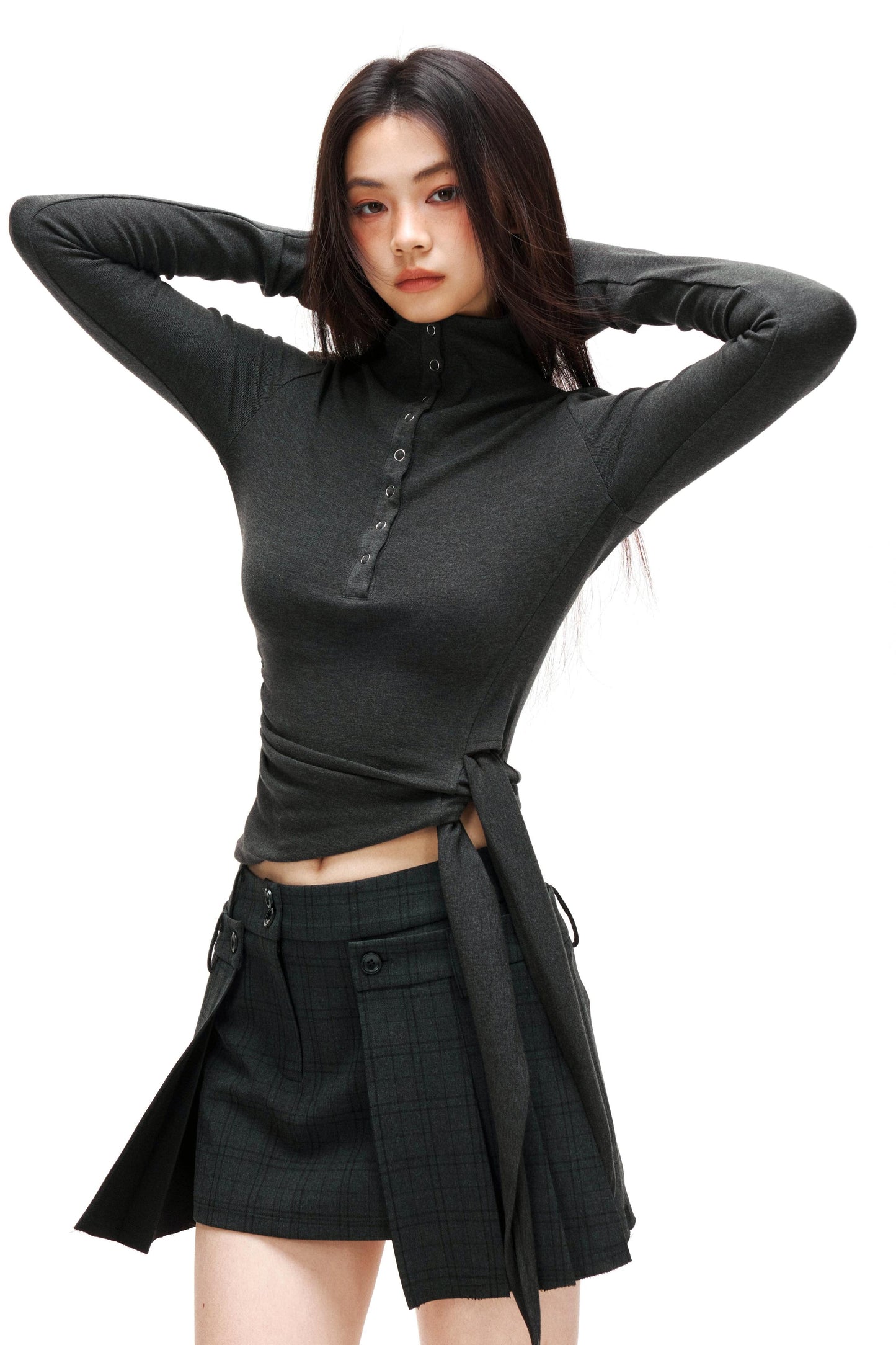 タートルネックヒーティングトップス